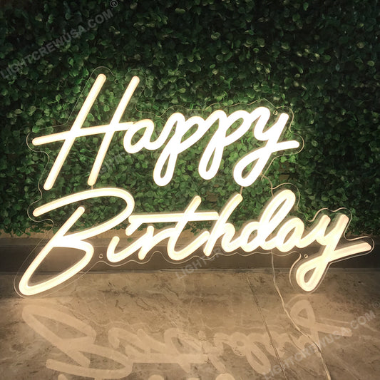 Happy Birthday LED Neon Signs