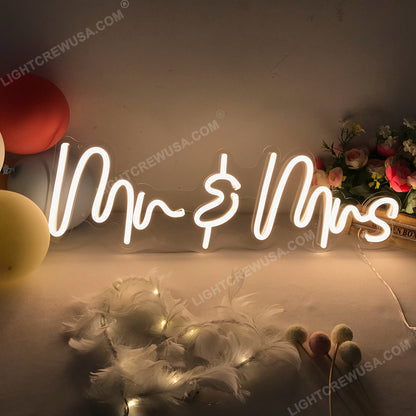 LED Neon Sign Light Decor for Wedding Party