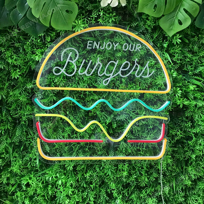 Burgers LED Neon Light Sign Neon Sign