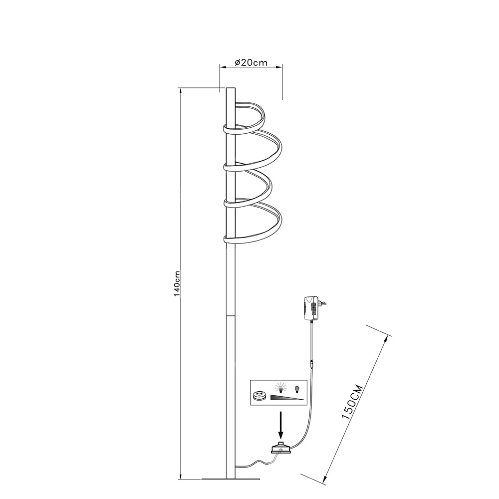 LAMPU LANTAI MUSIM SEMI