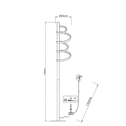 LAMPU LANTAI MUSIM SEMI