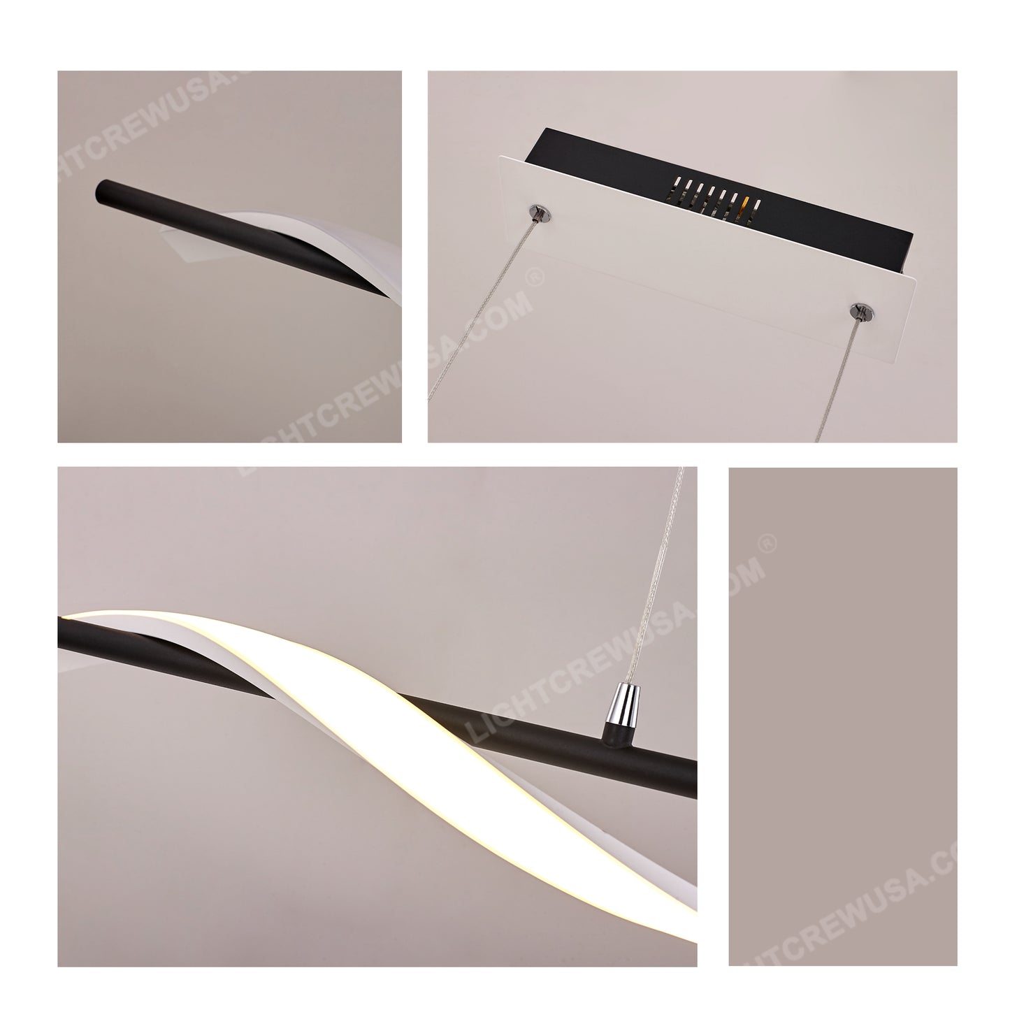 CURVE WIRE MODERN LED PENDANT LIGHTS