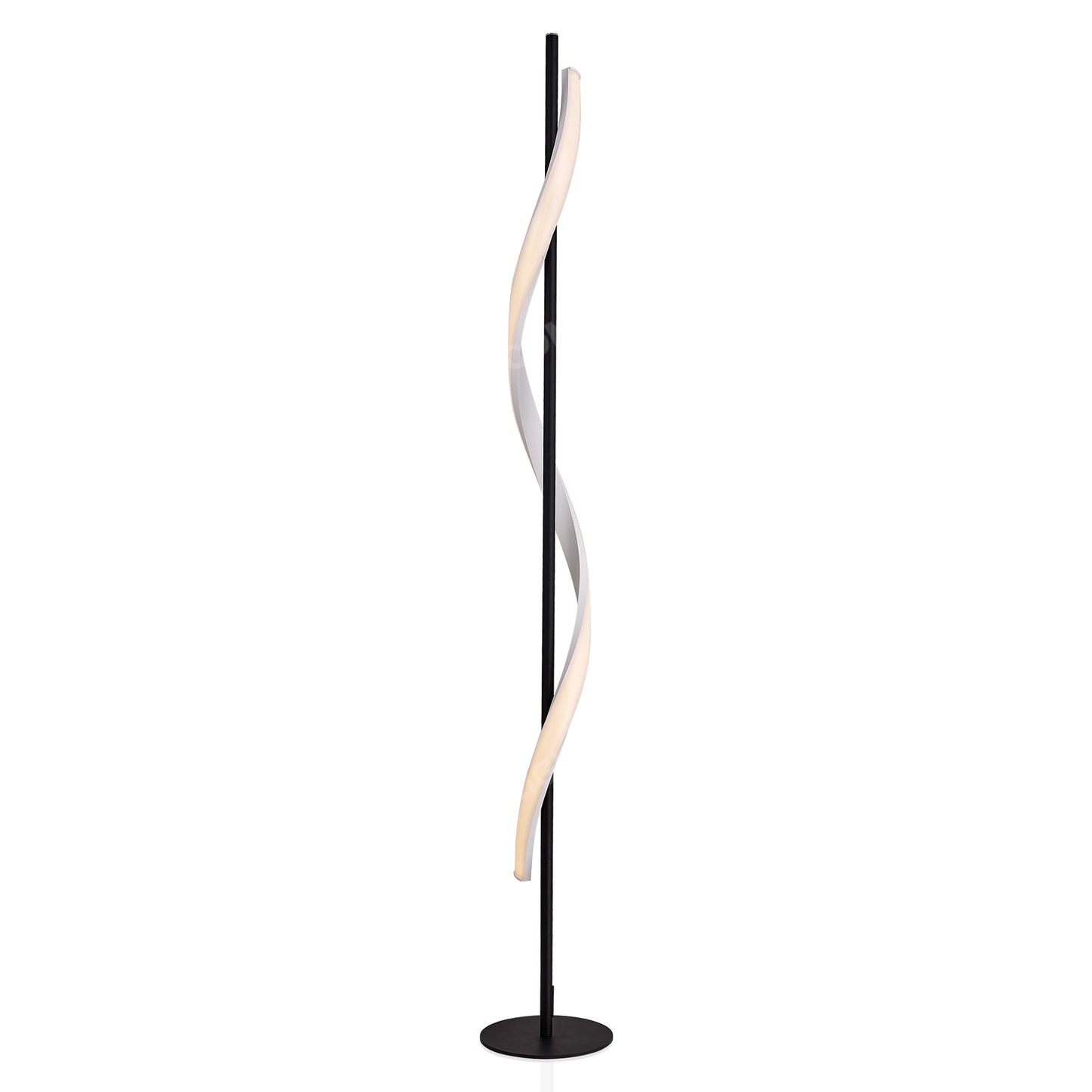 LAMPU LANTAI LED MODERN CURVE STAND