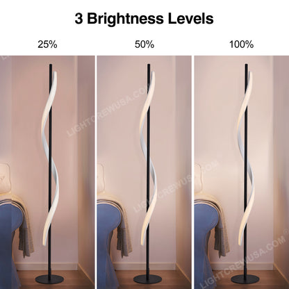 CURVE STAND MODERN LED FlOOR LAMPS